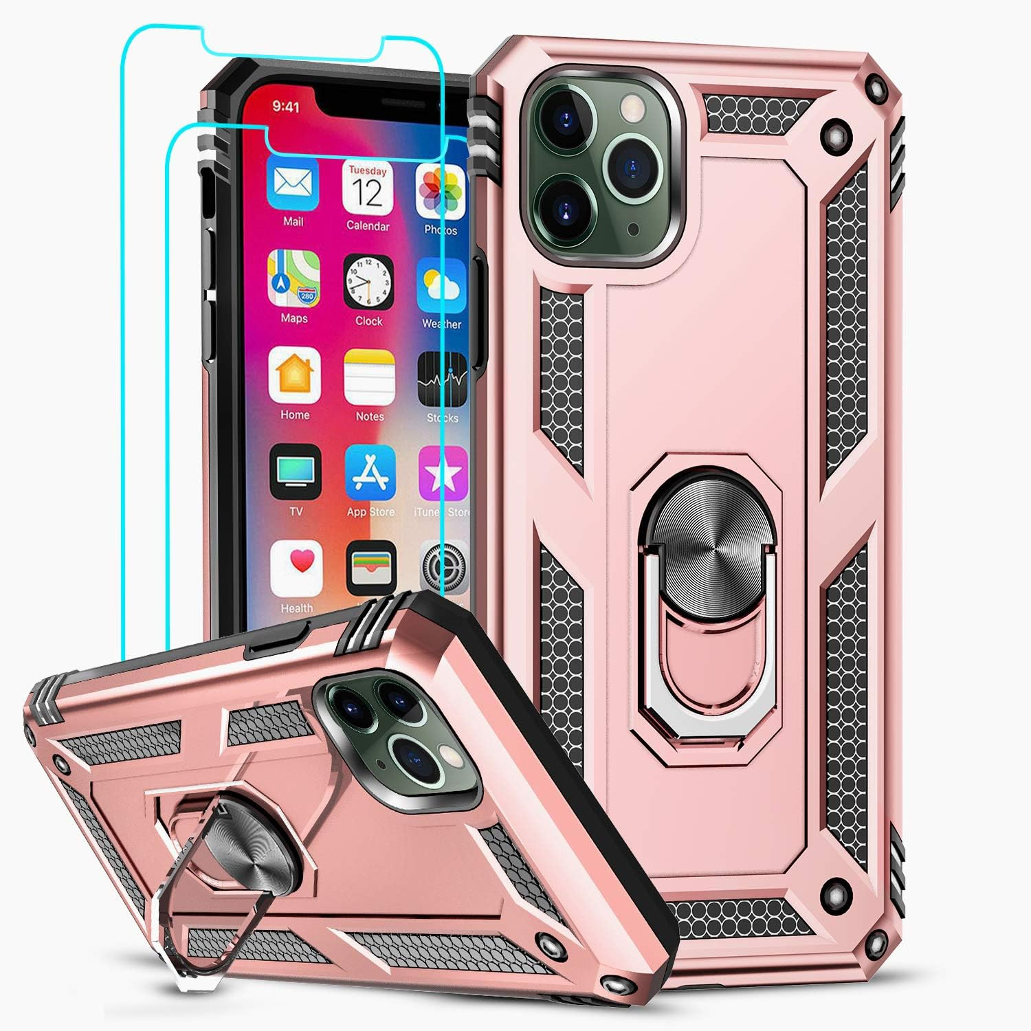 Cober Funda Para Phone 11 PRO Telefono Protector Con Cristal Vidrio Templad