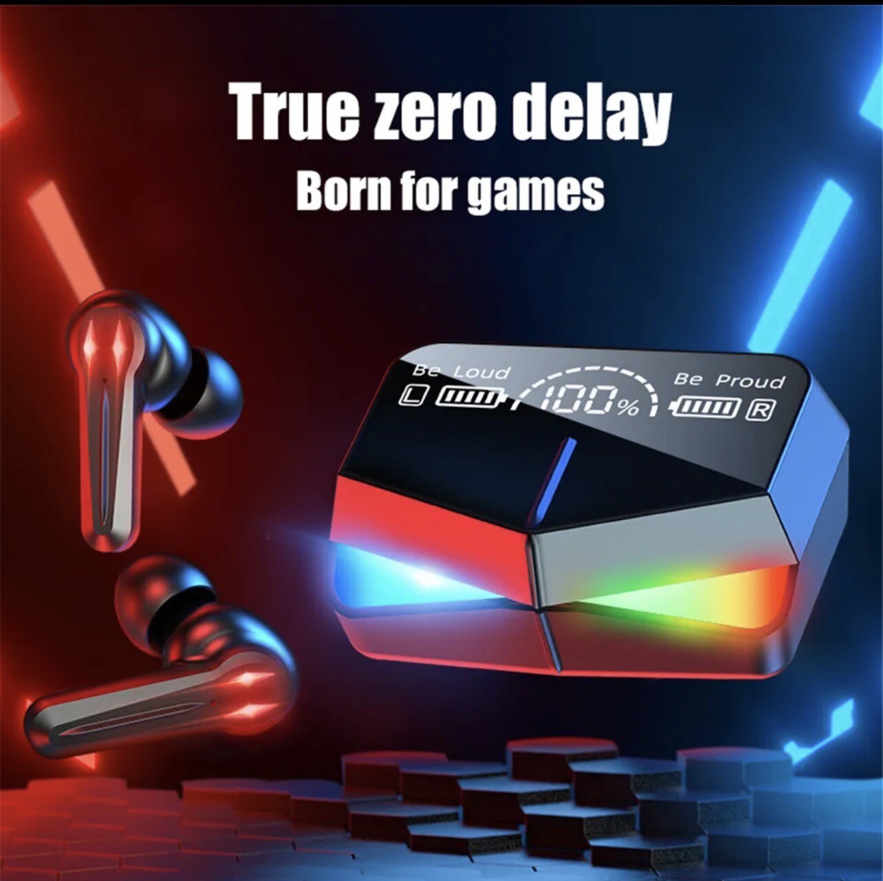 Earbuds Bluetooth Gaming Wireless For Smart Phone Cel Tablet Earphone WaterProof