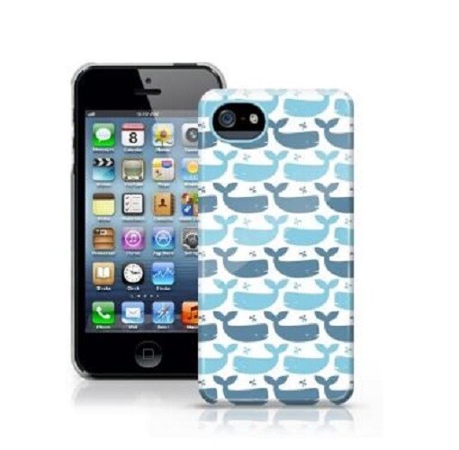 iWave Aimee Wilder iPhone 5 Case Whale Stripe Gently Used