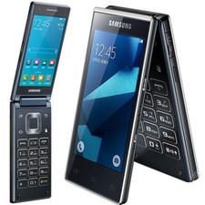 Original Samsung SM-G9198 UNLOCKED 4G LTE Dual SIM 16MP WiFi Flip Smartphone US