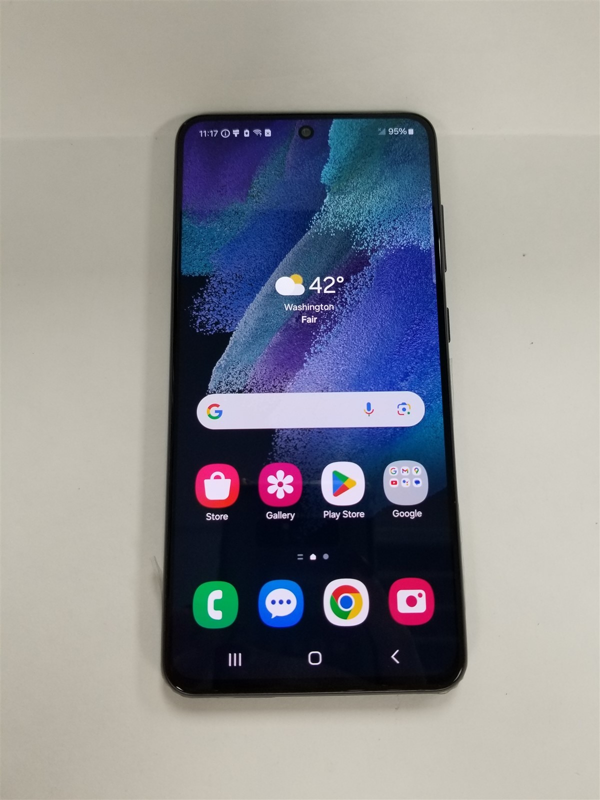 Samsung Galaxy S21 FE 5G 128GB Gray SM-G990U (Unlocked) Fully Functional DV3243