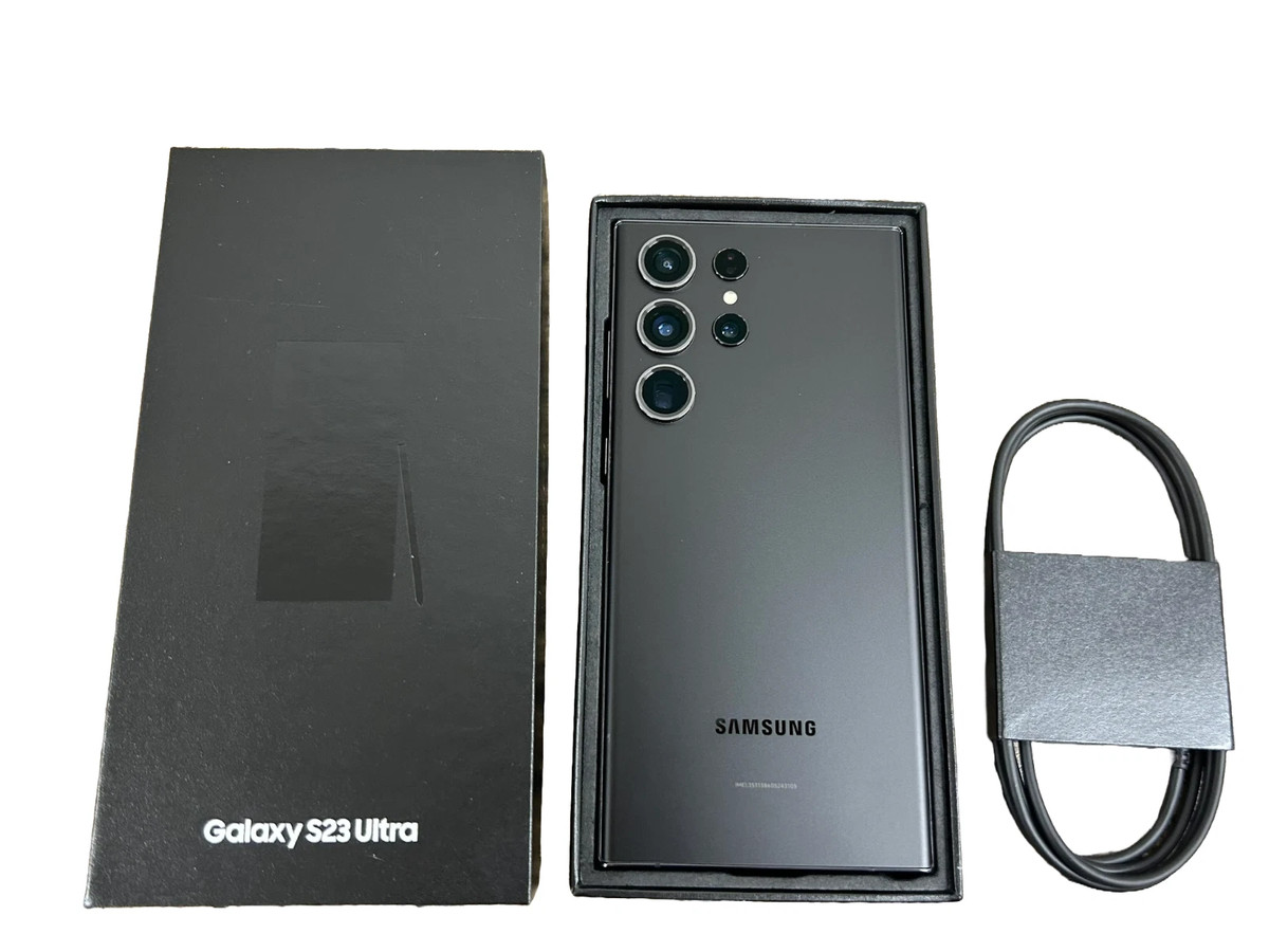 Samsung Galaxy S23 Ultra 5G SM-S918U 256GB/512GB Factory Unlocked Excellent A++