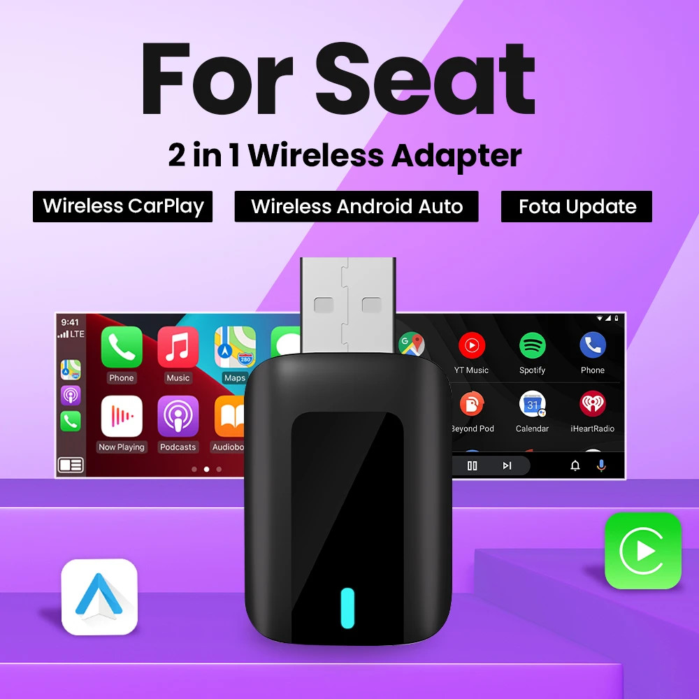 Android Auto Adapter Carplay for Seat Alhambra Leon Toledo Ateca Arona Tarraco