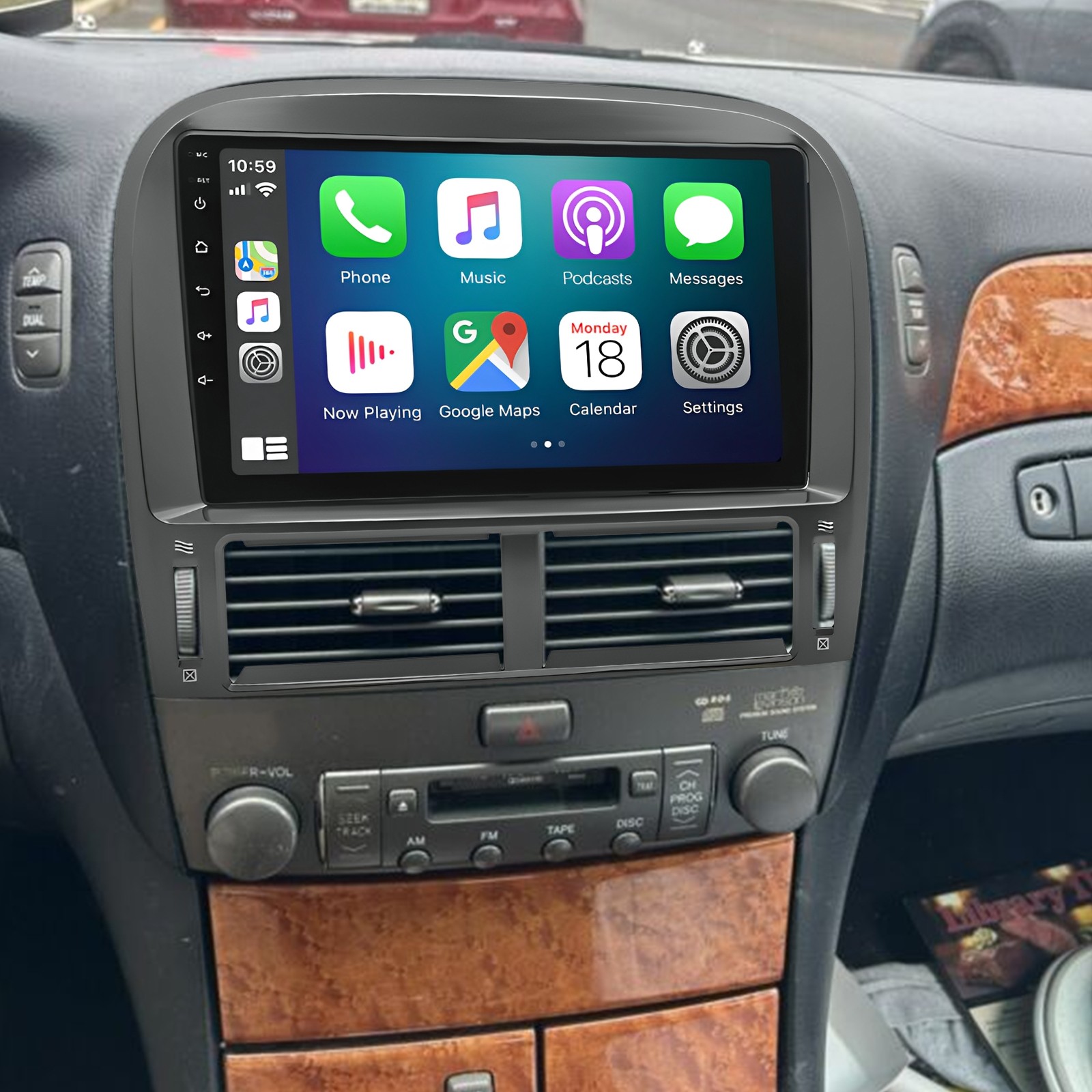 Android Unit For Lexus LS430 2001-2006 Car Stereo Radio GPS Navi BT WIFI 2+32G