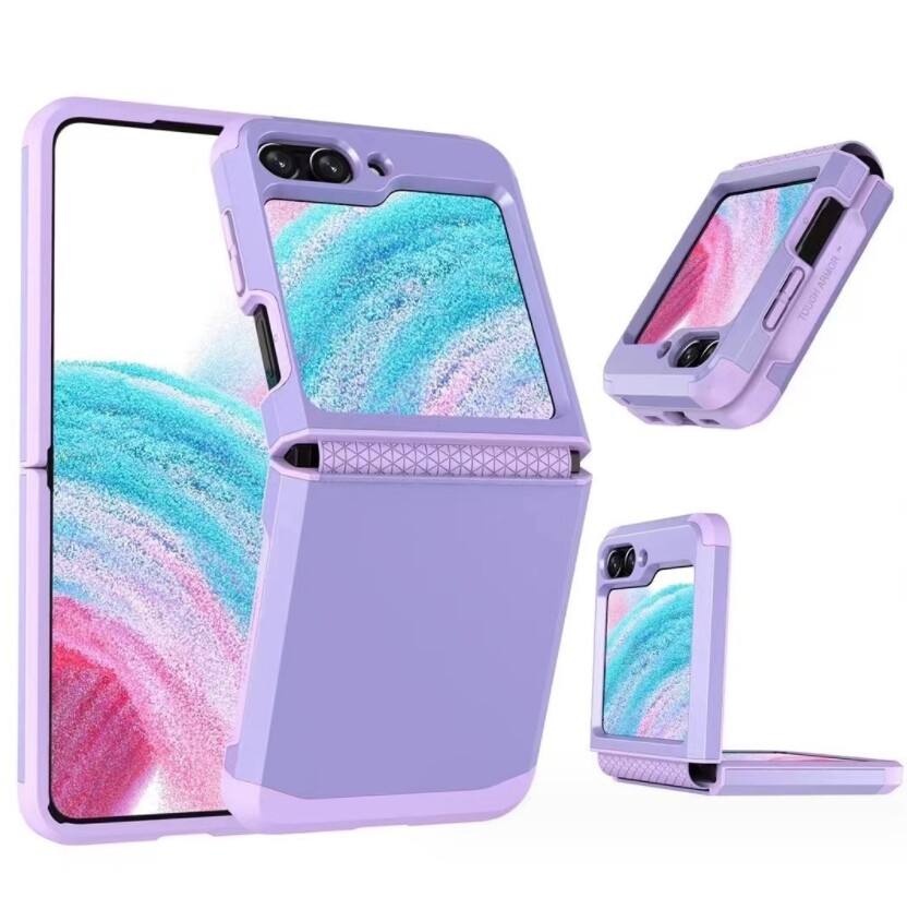 For Galaxy Samsung phone case Z Flip 6/5/4/3 fashionable folding color blocking