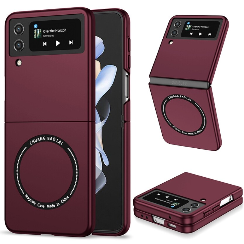 Phone case magnetic frosted protective case anti drop For Samsung Galaxy Z FliP6