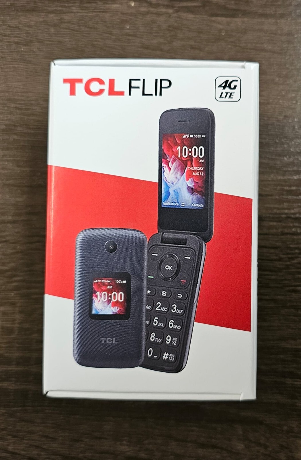 TCL Flip 4056L Flip Phone 4G LTE Unlocked ATT Tmobile Verizon
