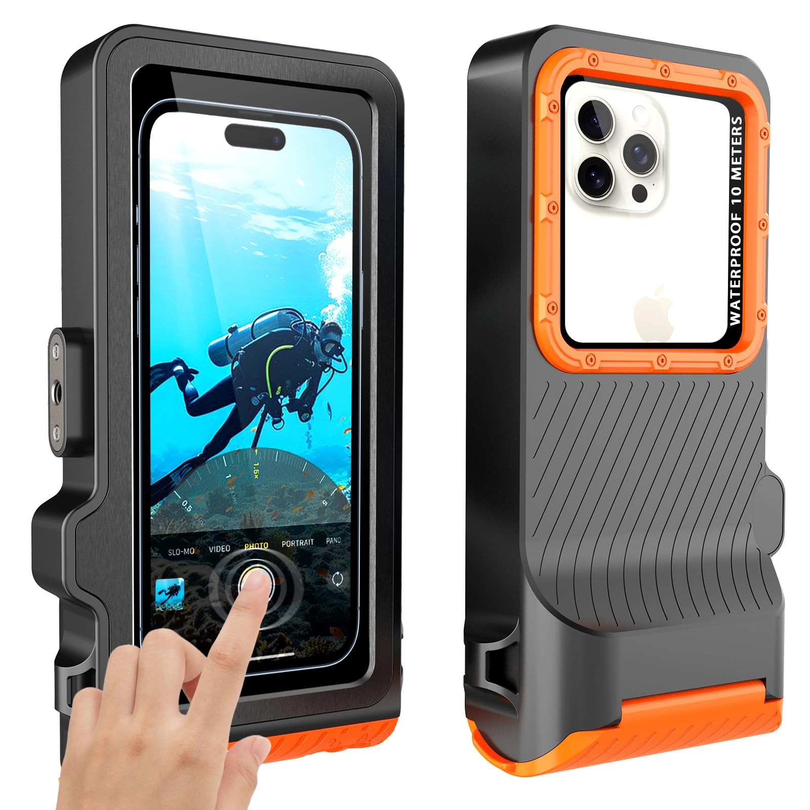 Waterproof Phone Case, Outdoor Diving Snorkeling Swimming Surfing Cover, Unde…