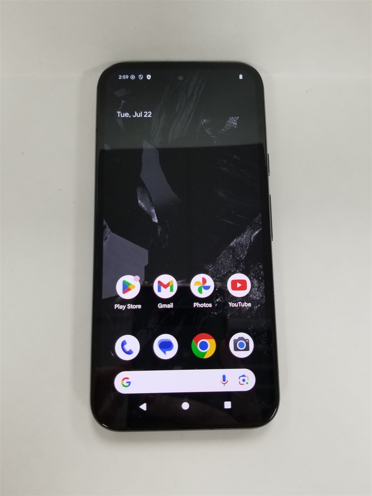 Google Pixel 8a 128gb Black GKV4X (Unlocked) Fully Functional DG5586