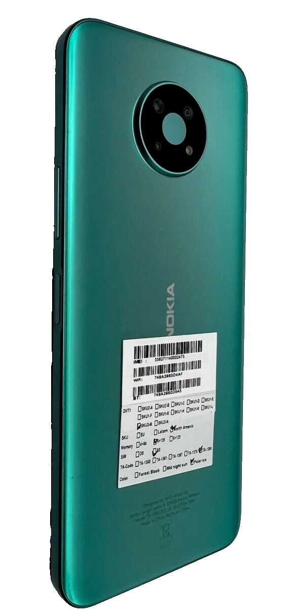 Nokia G50 5G TA-1390 128GB Green Unlocked Dual SIM Android Smartphone 6.82″ 48MP