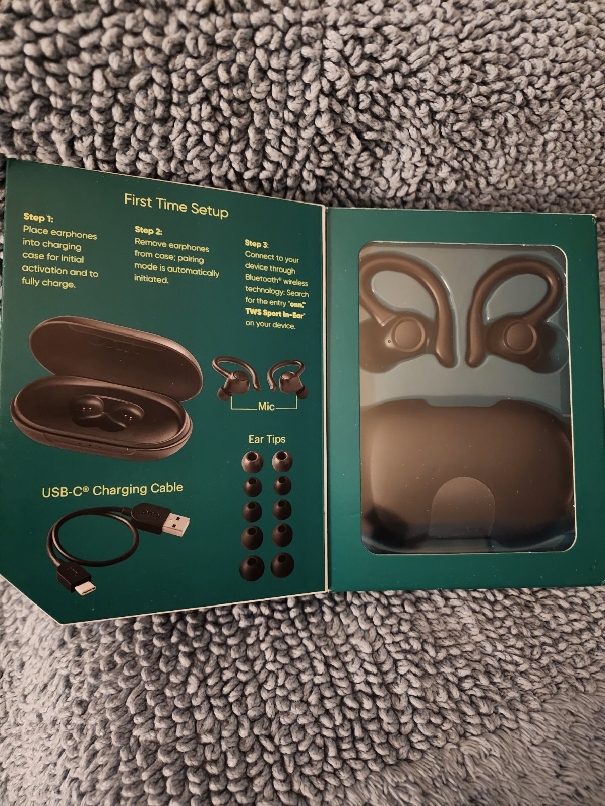 Wireless Earphones, Open Box