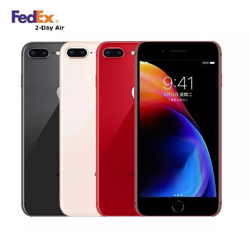 Apple iPhone 8 Plus A1864 256GB Unlocked iOS Smartphone All Colors – EXCELLENT
