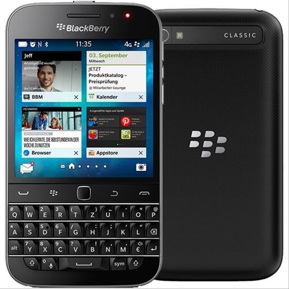 BlackBerry Classic Q20 16GB+2GB RAM Unlocked 4G LTE Qwerty Keyboard Mobile Phone