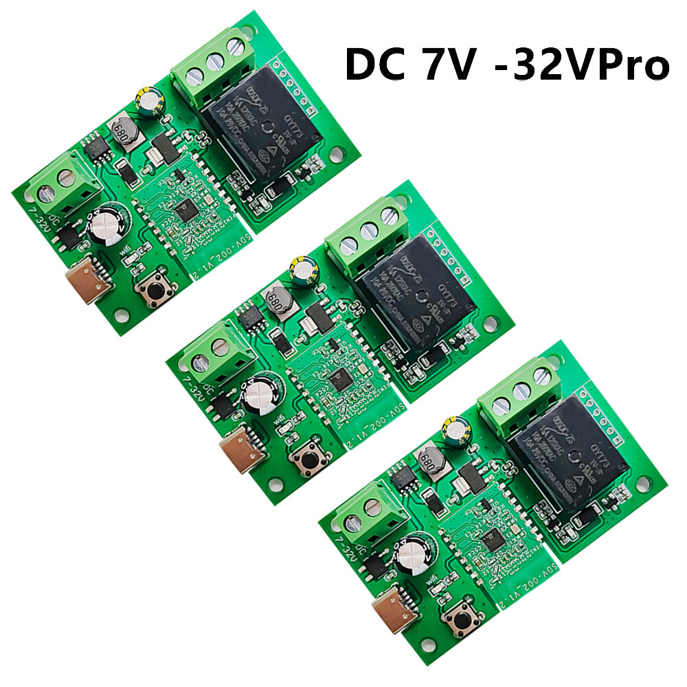 3PCS Bluetooth WIFI Wireless Smart Home Relay Module APP Control Switch