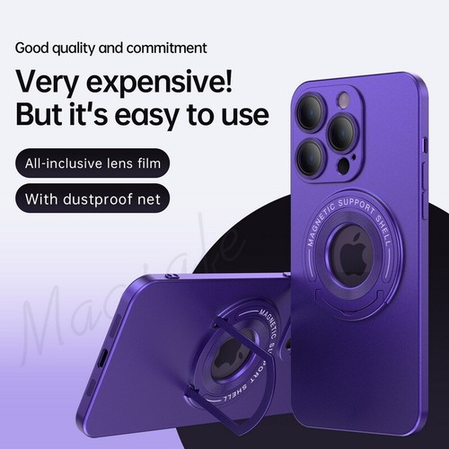 For iPhone 15 16 Pro Max 14 13 12 Magnetic Metal Magsafe Shockproof Case Cover