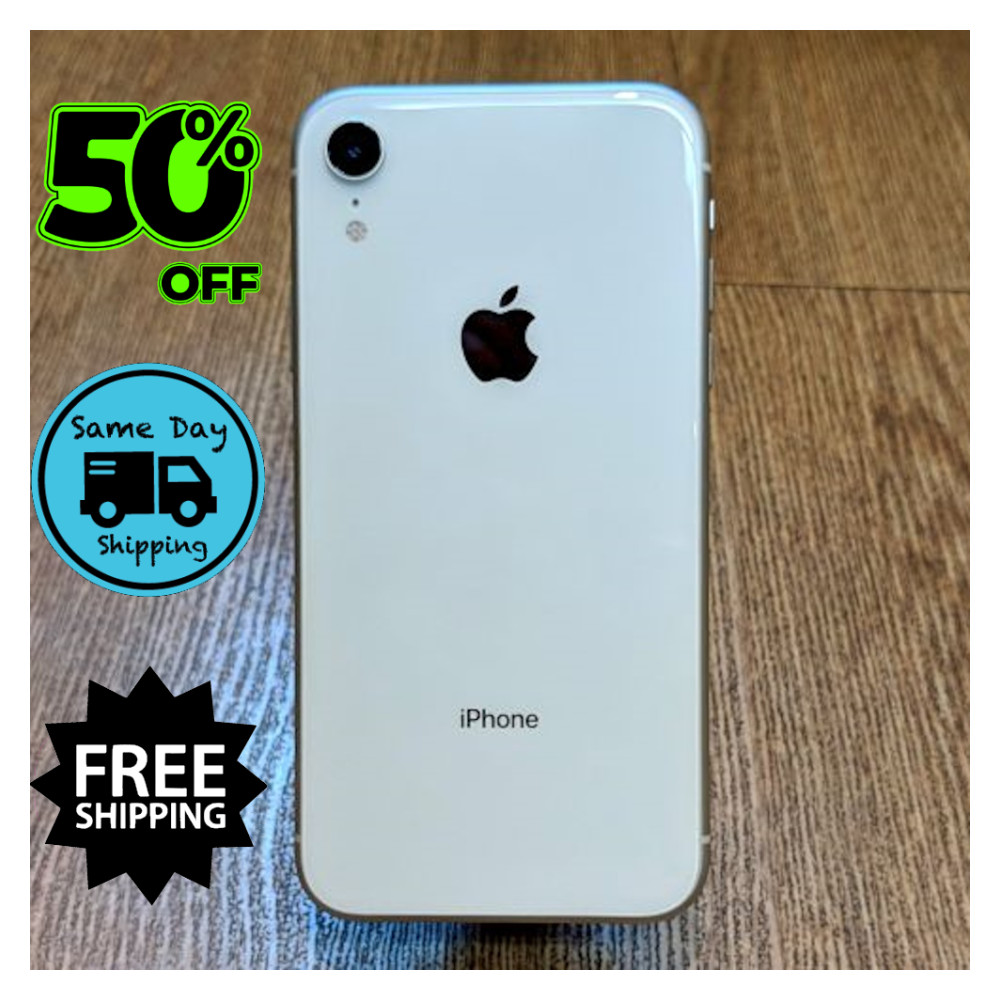 Apple iPhone XR 64GB Unlocked AT&T T-Mobile Verizon – Black, Red, Coral