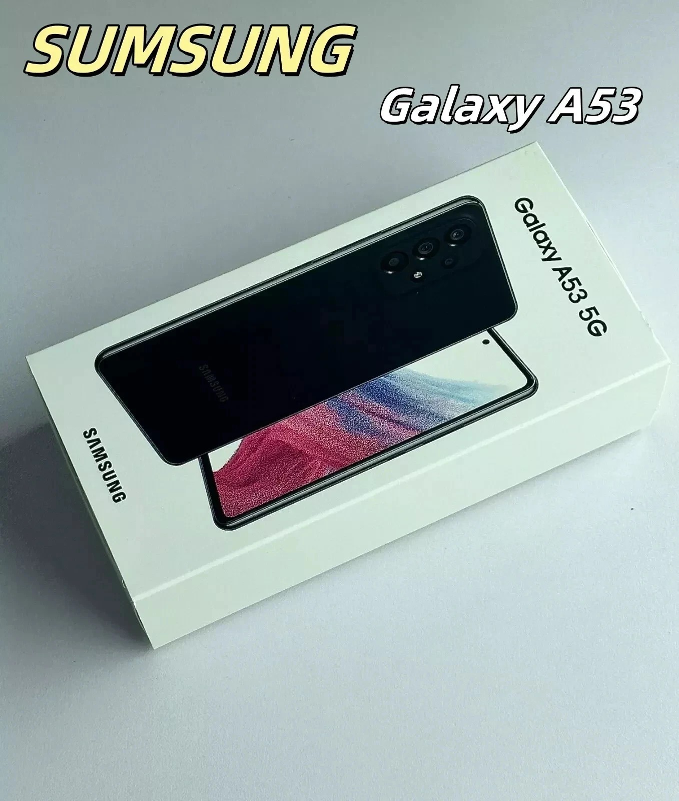 New Sealed Samsung Galaxy A53 5G SM-A536U 6.5″ 128GB Factory Unlocked GSM&CDMA