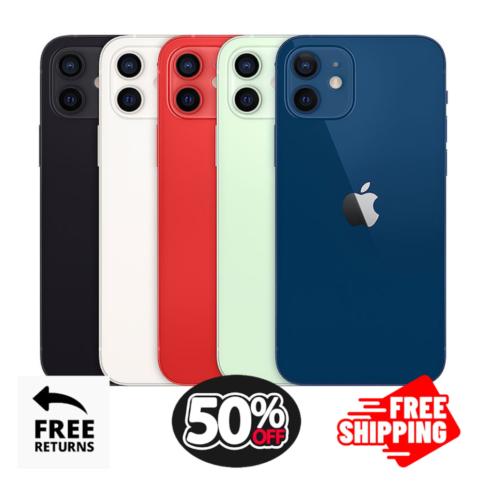 Apple iPhone 12 64GB Unlocked Verizon AT&T Spectrum 6.1″ Screen 5G