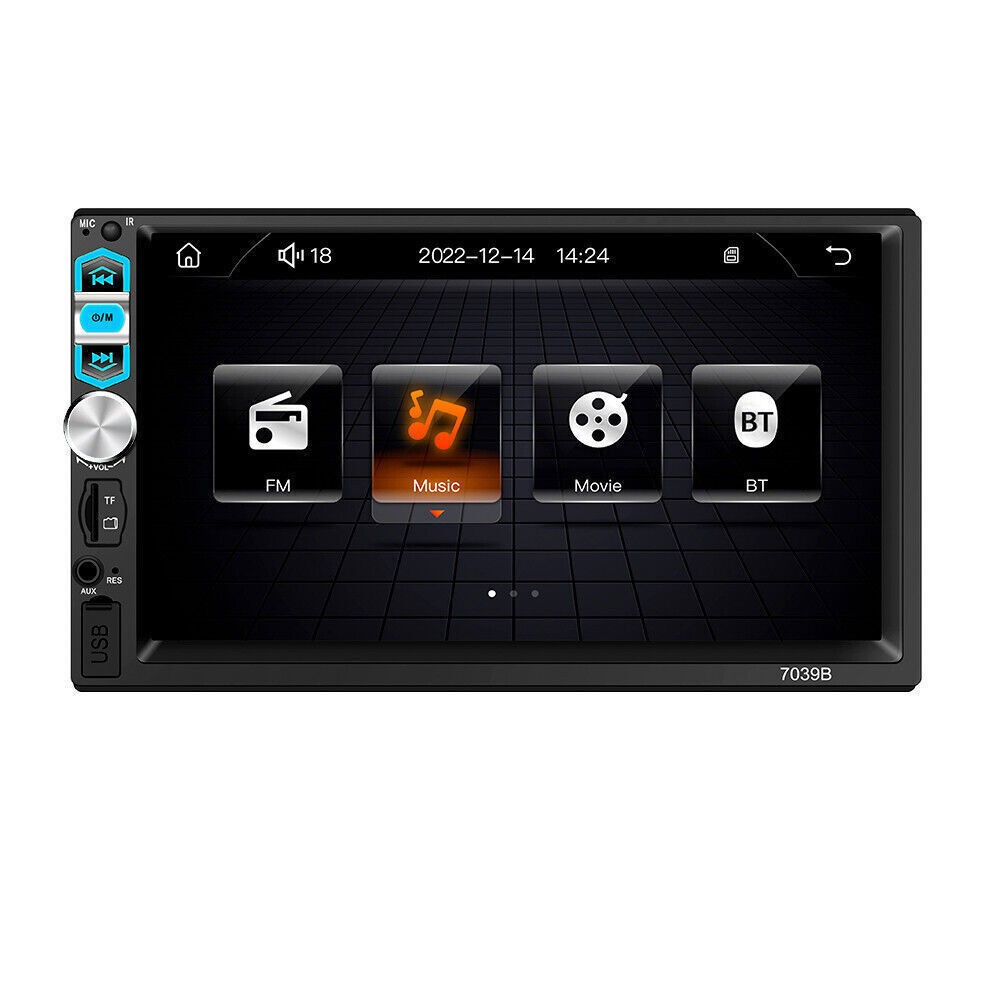 Android Carplay Car Stereo Radio 1Din 7in Touch Screen Audio Multimedia Player