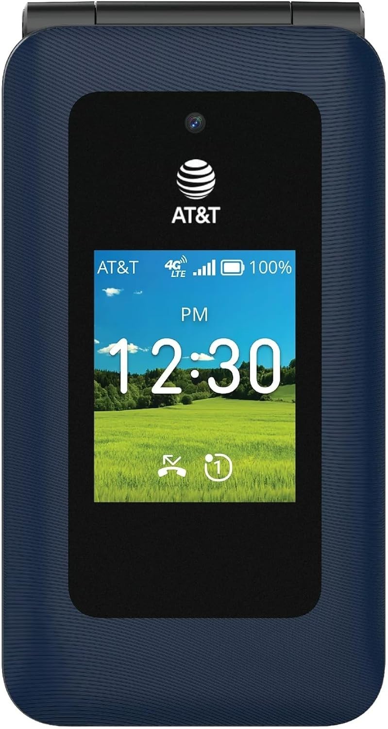 AT&T Cingular Flex 2 Prepaid 4G LTE Flip Phone – FOR  AT&T