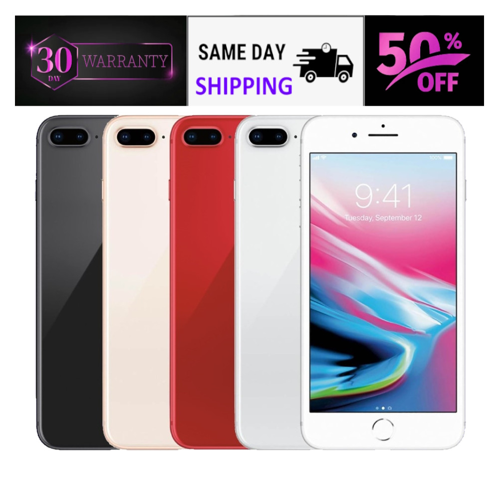Apple iPhone 8 Plus Unlocked GSM/CDMA -64GB- ATT A1897/A1864 Wi‑Fi LTe 4G