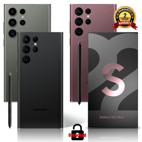 NEW SEALEDSAMSUNG GALAXY S22 ULTRA 5G UNLOCKED 512GB/256G/128G 2 YEAR WARRANTY