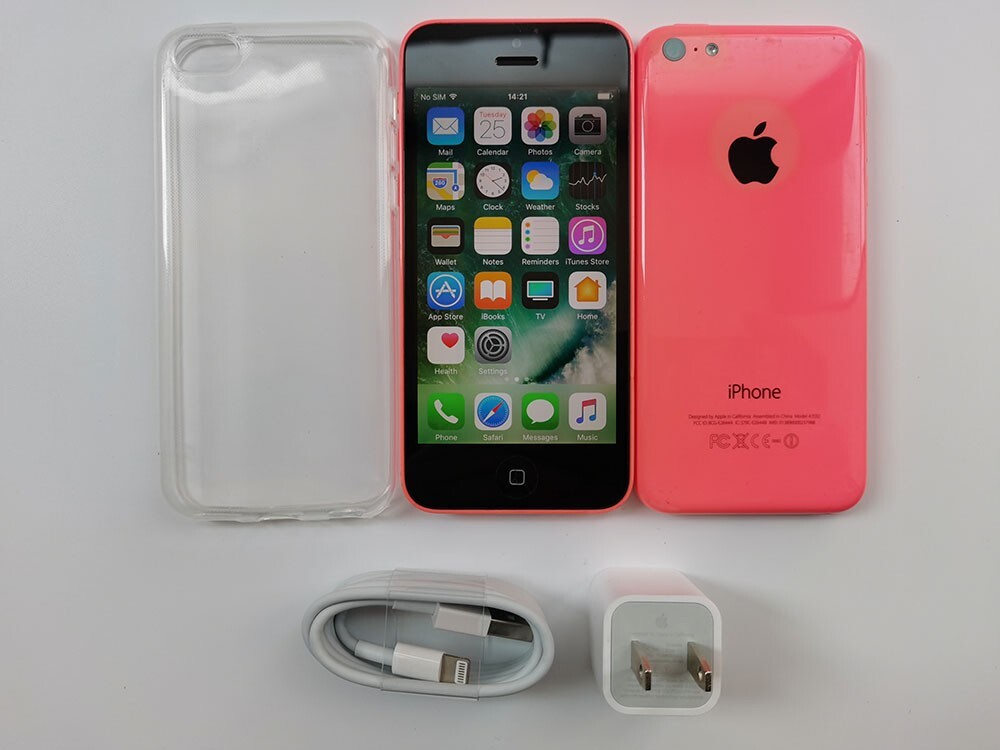 100% Good working  Apple iPhone 5c 8/16/32GB Pink Unlocked Smartphone