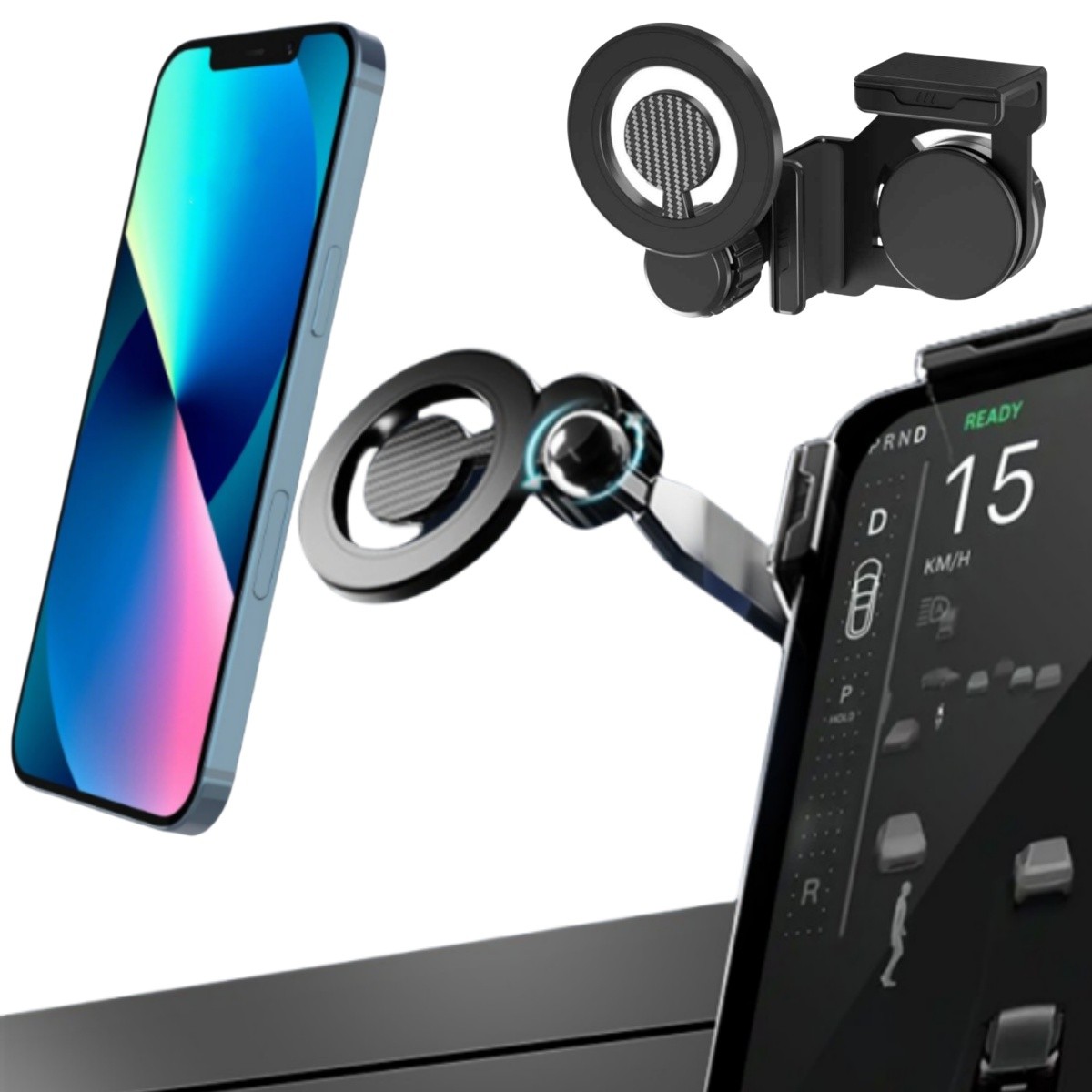 Car Screen Mount Holder Stand Strong Magnetic Universal For 4.7-7inch Cell Phone