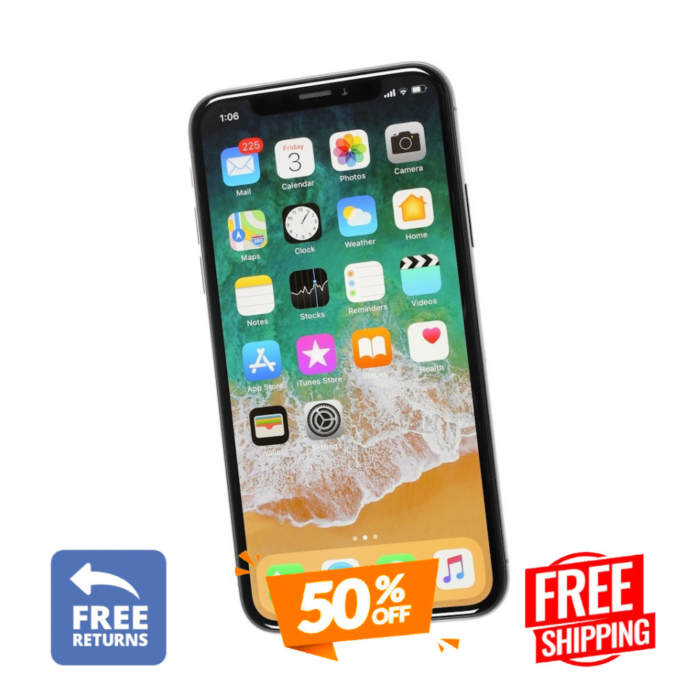 Apple iPhone XS 64GB 256GB Unlocked Verizon At&t T-Mobile Gray Silver Gold