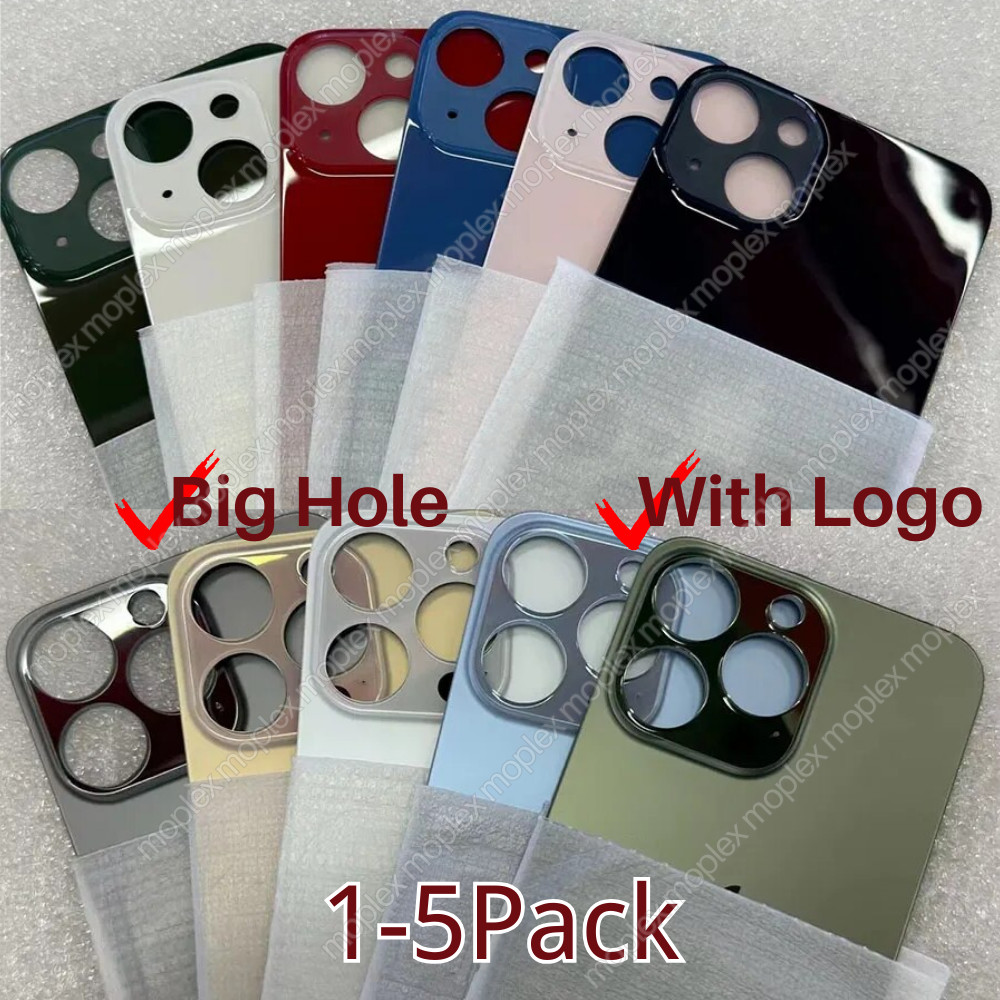 Back Glass Big Cam Hole Replacement For iPhone XR XS 11 12 13 14 15 Pro Max Lot