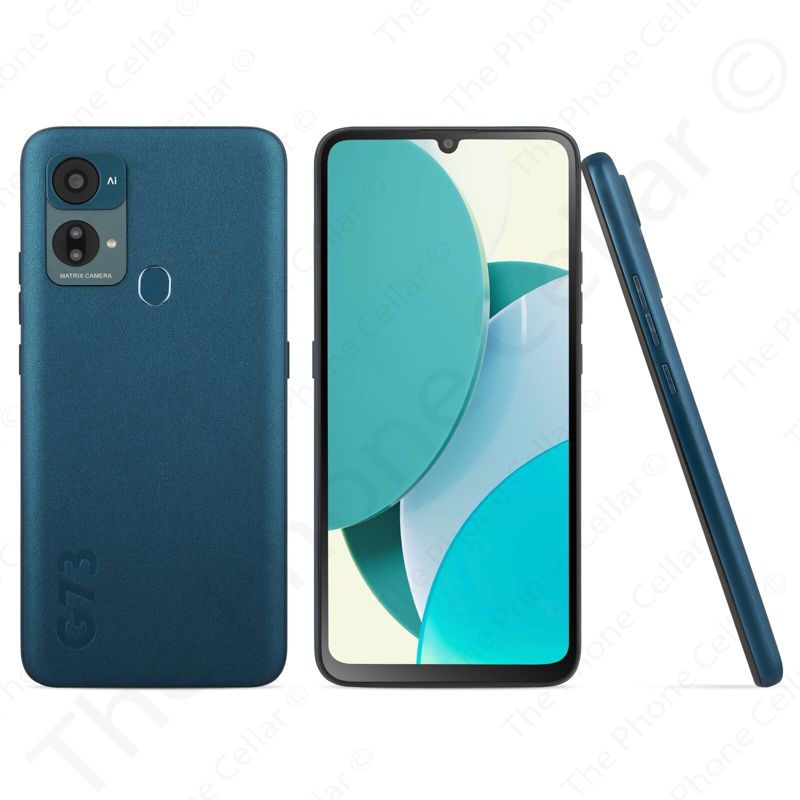 BLU G73 128GB Unlocked G0771 6.8″ HD+ 50MP WiFi Bluetooth GPS 4G LTE Nordic Blue