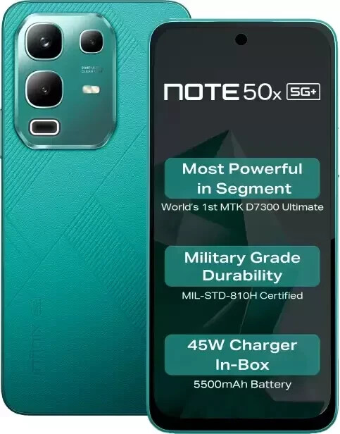 Infinix Note 50X 5G+ Factory Unlocked Dual SIM 6GB RAM 128GB STORAGE-Global