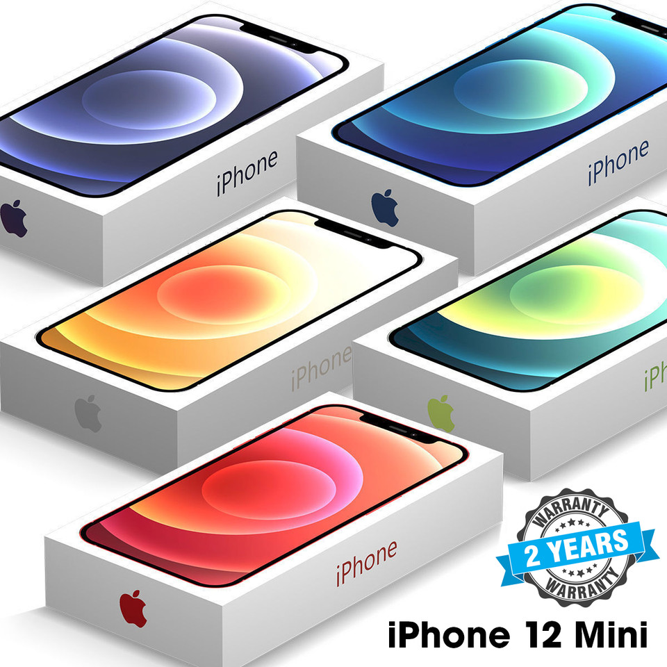 NEW SEALED Apple iPhone 12 Mini 64/128/256GB Factory Unlocked GSM+CDMA 2Yr Wty