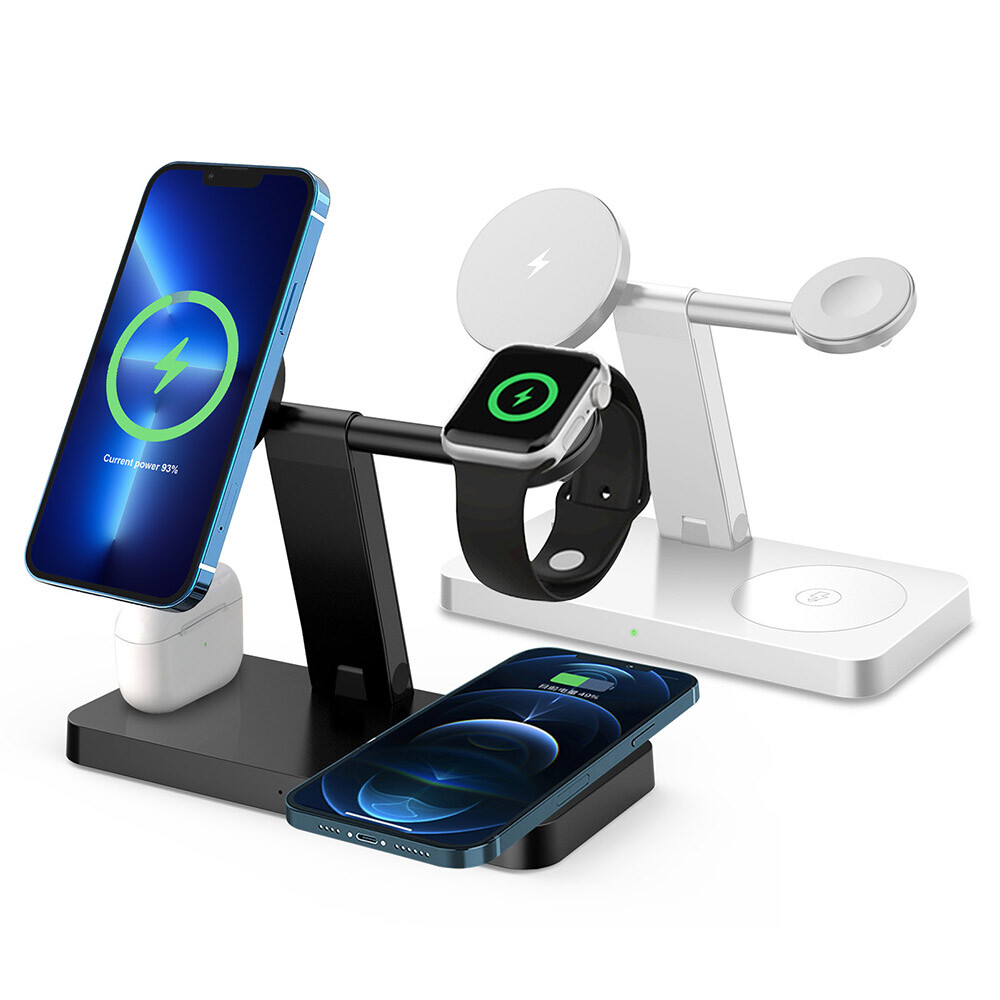 4in1 Fast Wireless Charger Station For Apple Watch 8/7 Air Pods iPhone 14 13 12