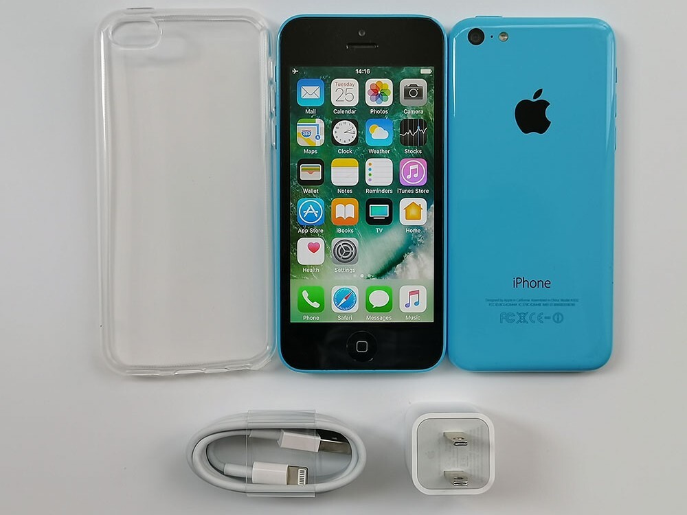 100% Good working Apple iPhone 5c 8/16/32GB Blue Unlocked Smartphone