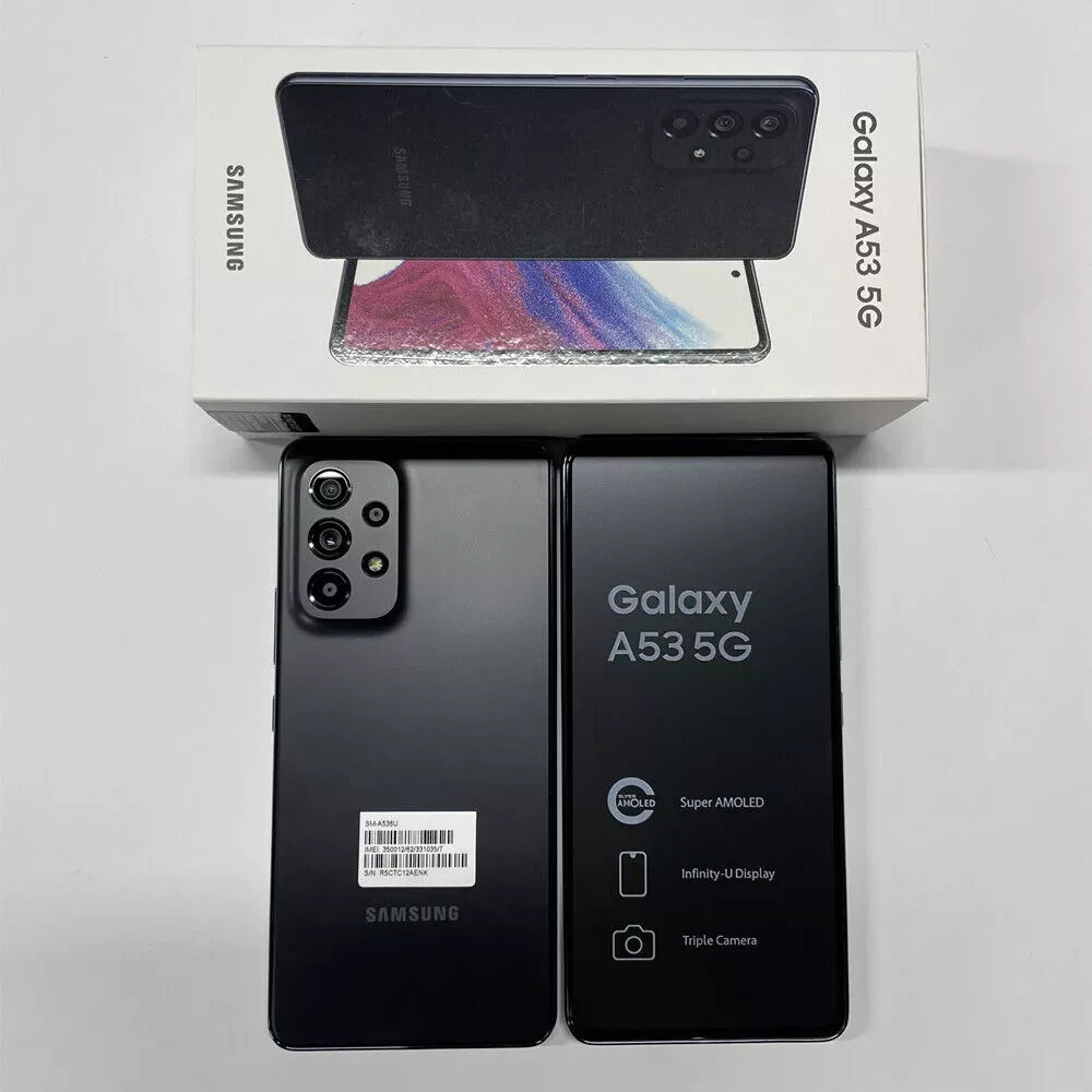 Brand New Sealed Samsung Galaxy A53 5G SM-A536U -128GB 6.5″ Black (Unlocked)