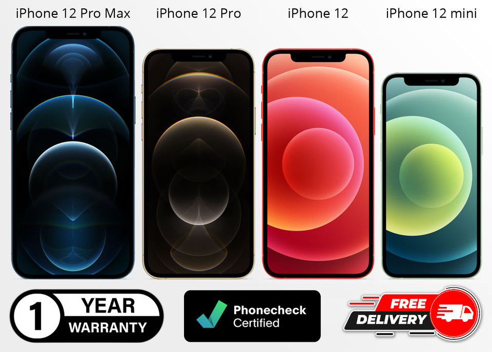 Apple iPhone 12 | 12 Pro | 12 Pro Max | 12 mini – Unlocked AT&T T-Mobile Verizon