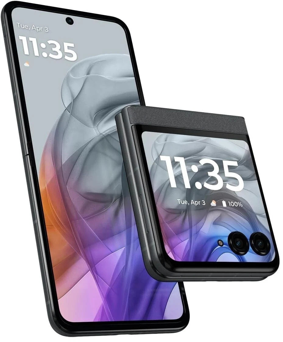 Motorola Razr 50 Ultra XT2451-2 256GB AT&T Prepaid Locked Space Gray Excellent