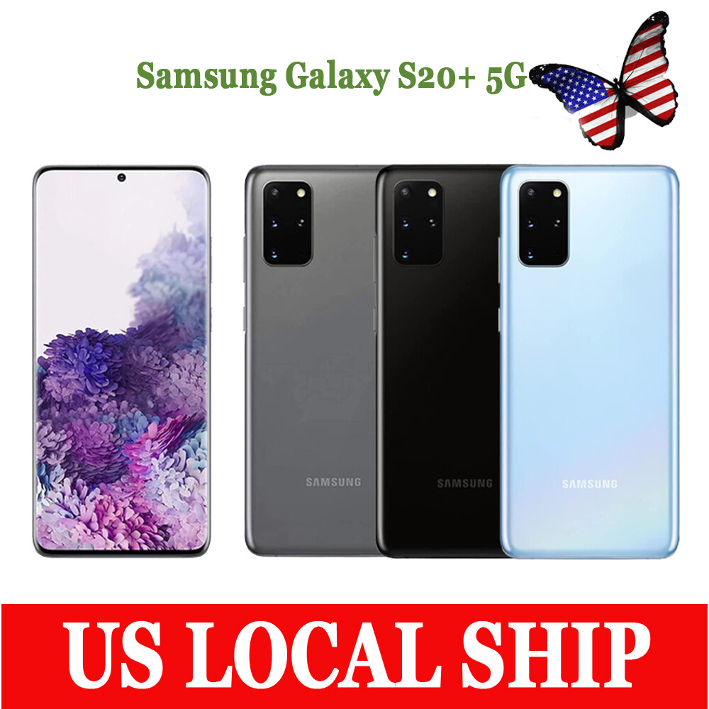 NEW-Sealed Samsung Galaxy S20+ PLUS 5G 128GB G986U GSM CDMA Unlocked Smartphone