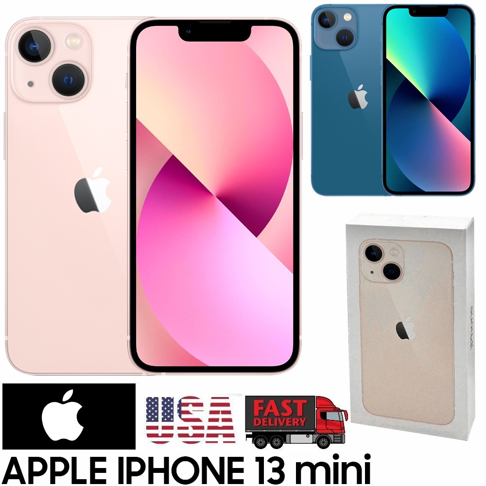 FACTORY NEW SEALED Apple iPhone 13 MINI 5G 512-256-128GB FULLY UNLOCKED US STOCK