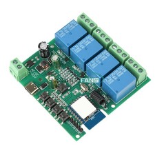 DC/AC7~32V 16A 433MHz 4 Channel Wireless RF Relay Remote Control Switch Receiver