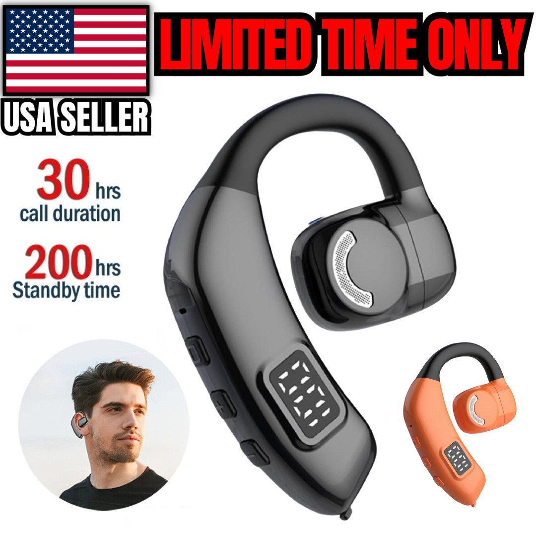 Wireless Earbuds Single Bluetooth 5.3 Sports Headphones for iPhone Samsung LG