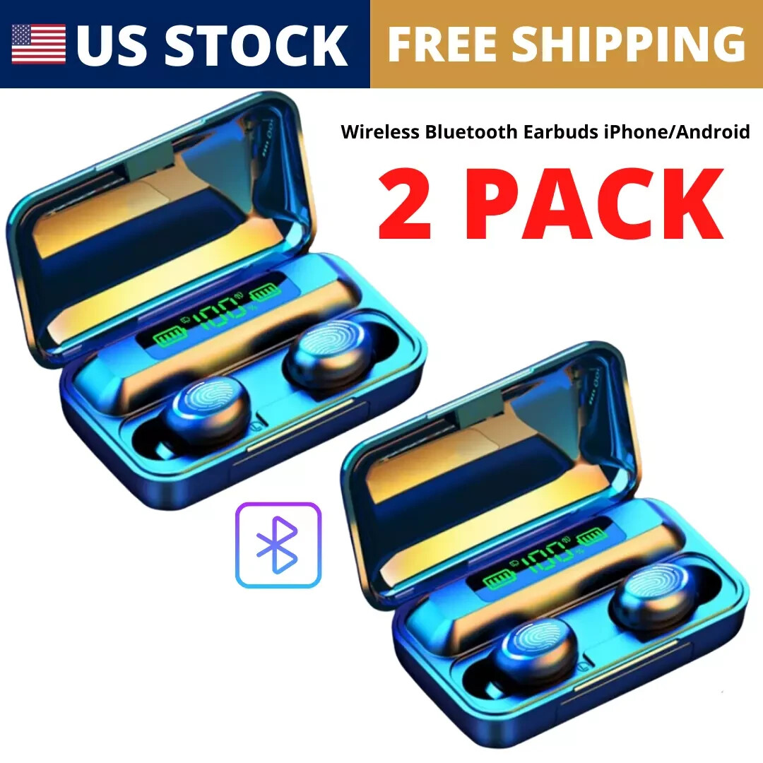 Bluetooth Earbuds Wireless Earphone IPX7 Waterproof For iphone Samsung Android