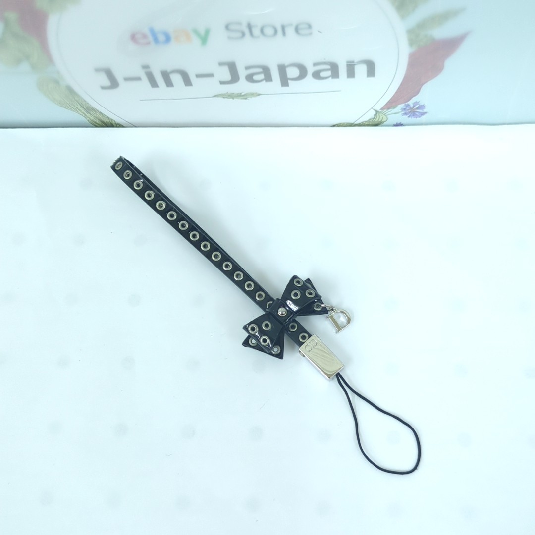 Christian Dior Ribbon Mobile Phone Strap Enamel Smartphone Accessories Used