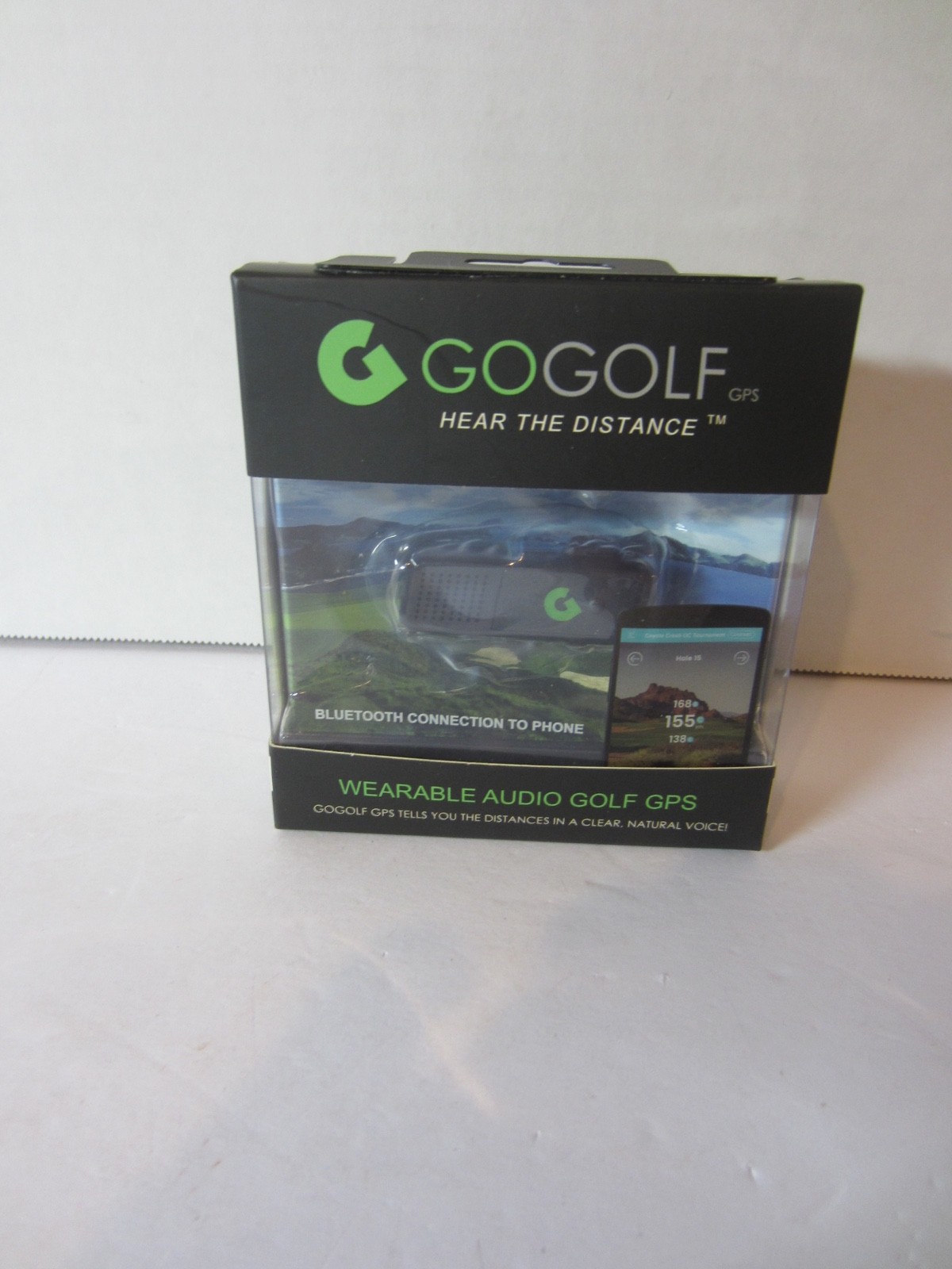 GoGolf Wearable Autdio Golf GPS- NIB- (141E4)
