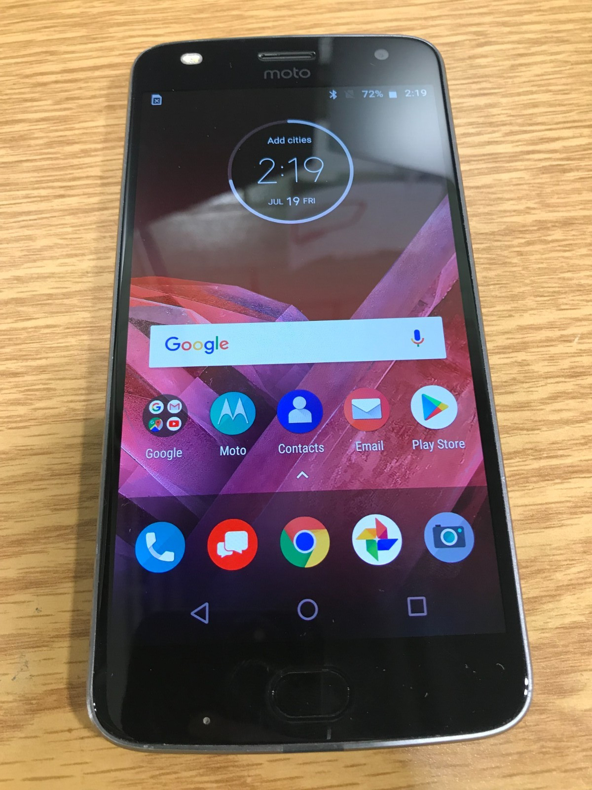 Motorola Moto Z2 Play XT1710-01 32GB Lunar Gray VERIZON Android -Good