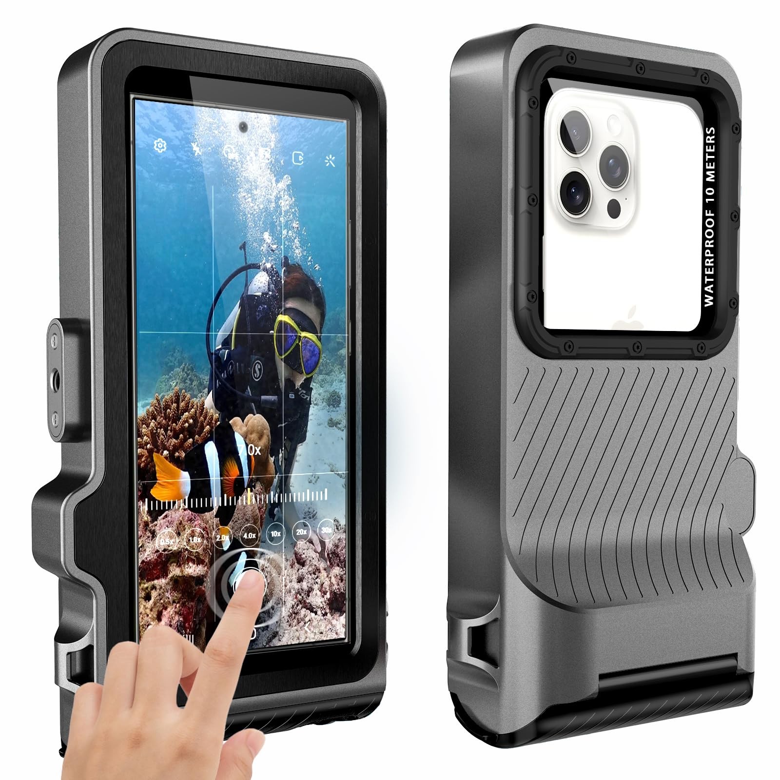 Waterproof Phone Case, Outdoor Diving Snorkeling Swimming Surfing Cover, Unde…