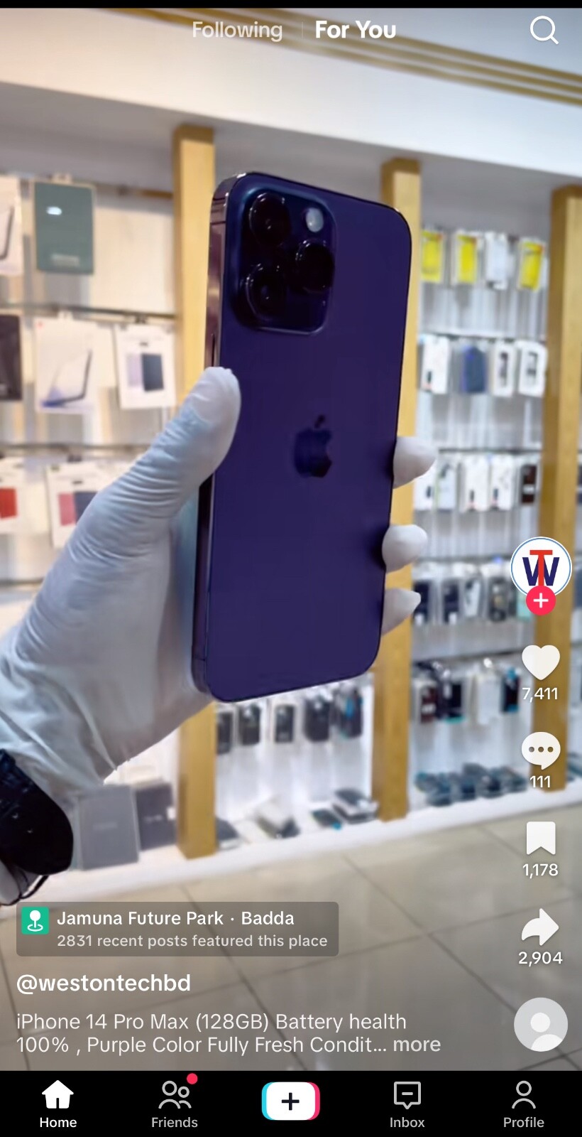 iPhone 14 Pro Max 128GB With TikTok Downloaded Pre-Owned • Apple