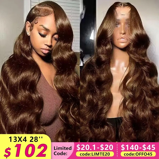 Wig Body Wave Lace Front Wigs Hd 13×4 Lace Frontal Wig Colored Human Hair Wigs