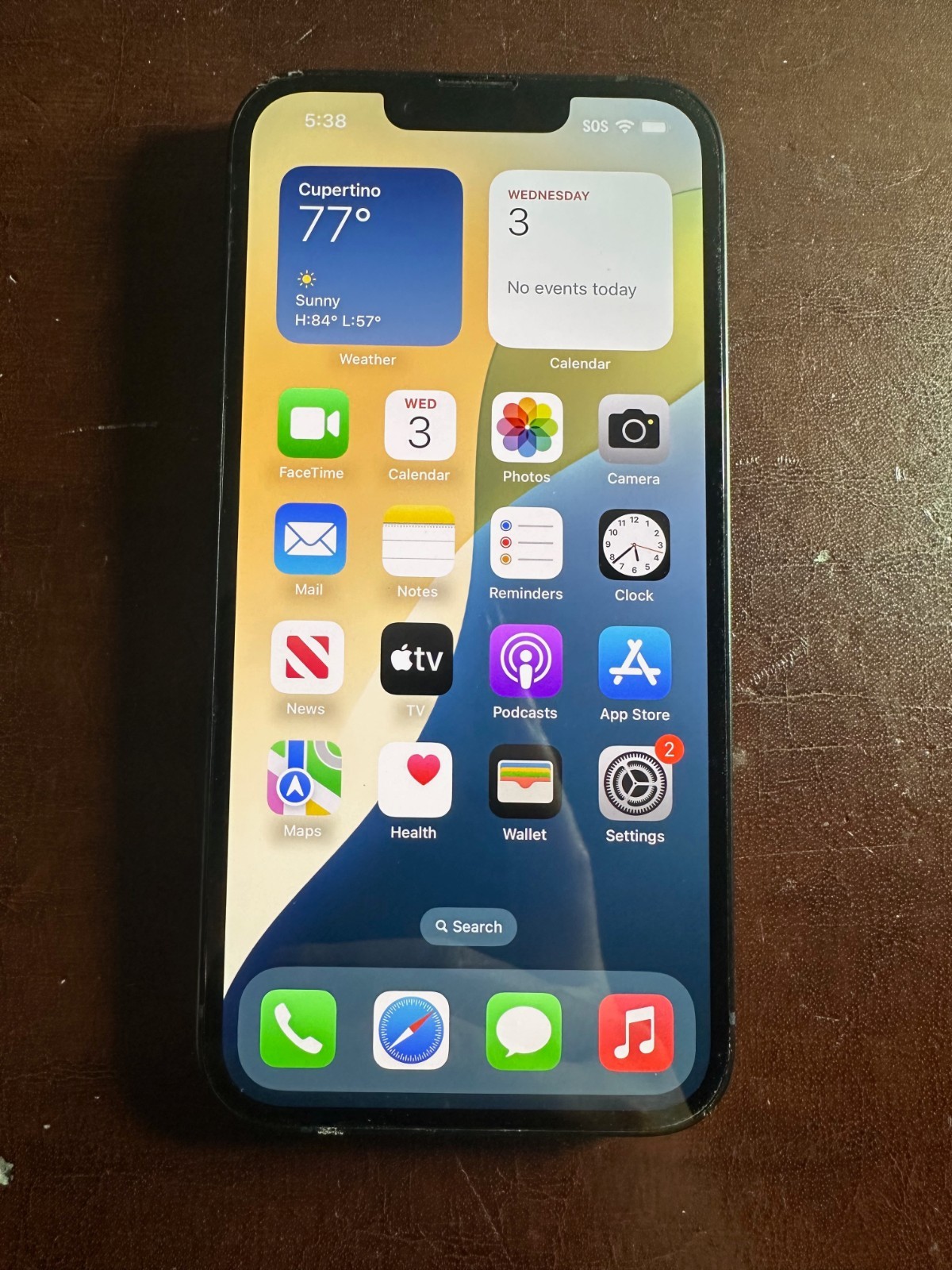 Apple iPhone 14 (A2649, 2022), 6.1″, 128GB, Black, Unlocked, iOS 18 Smartphone